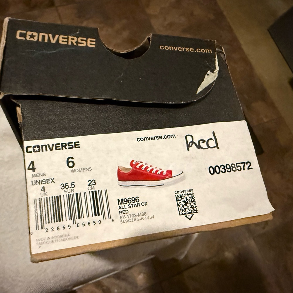 Converse Red Sneakers